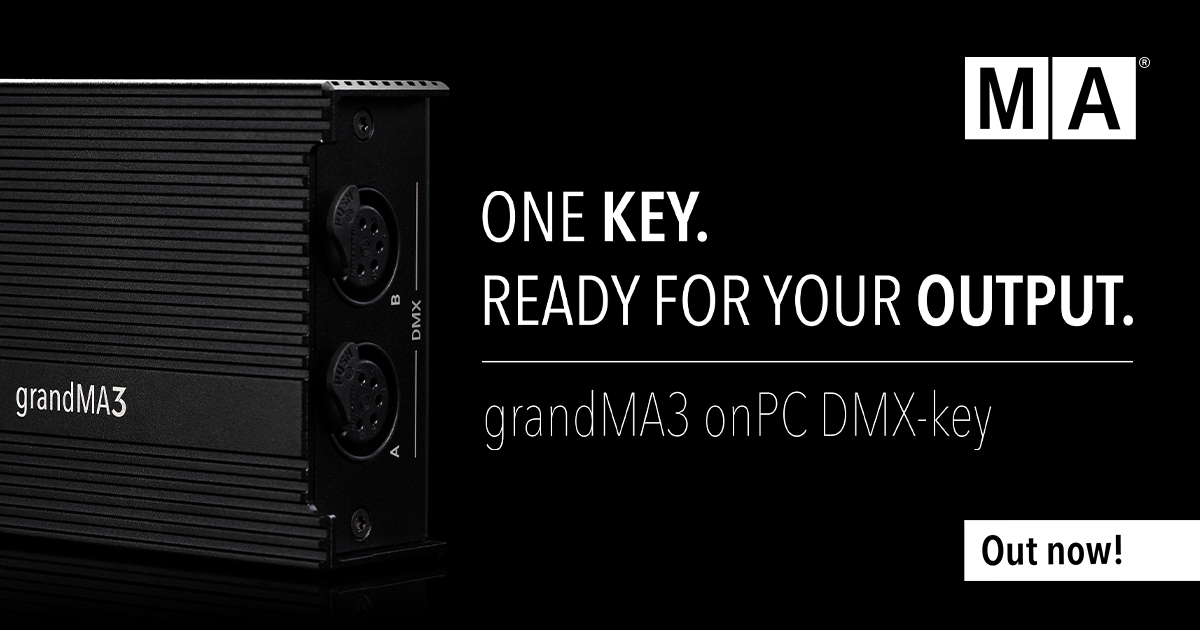 grandMA3 onPC DMX-key