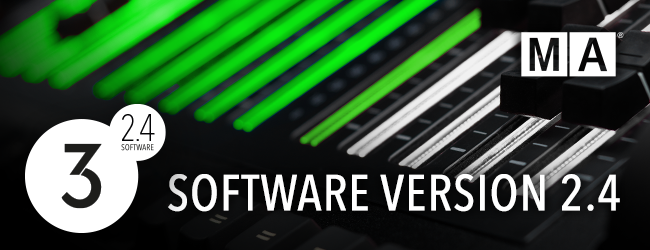 grandMA3 Software Release 2.4